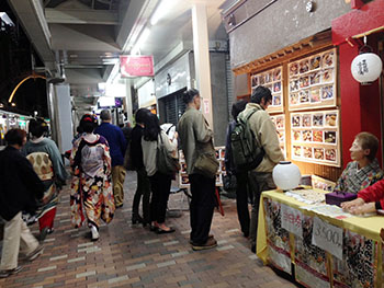 過去の古町花街ぶらり酒の様子