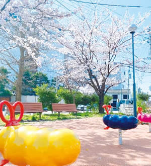 他門川公園の風景