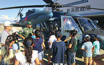 航空自衛隊新潟分屯基地の見学