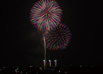 阿賀野川ござれや花火