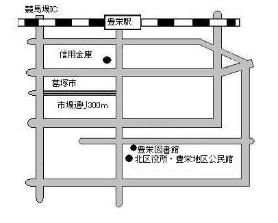 葛塚市場地図