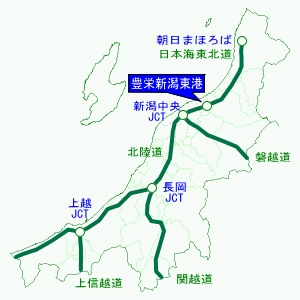 地図「高速道路からのアクセス」