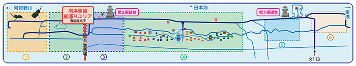 海辺の森〜キャンプ場〜マップ