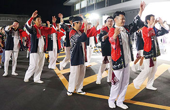 豊栄大民謡ながし　風景