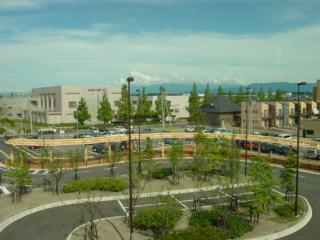 亀田駅東パークアンドライド駐車場の全景