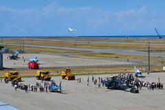 消防車・除雪車・航空機展示