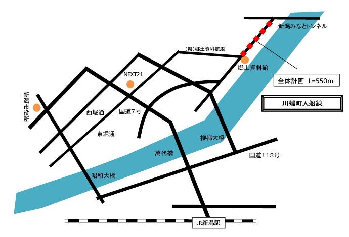 3・4・538川端町入船線事業箇所図