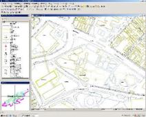 ソコンで表示した地図