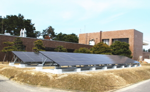 太陽電池モジュールの写真