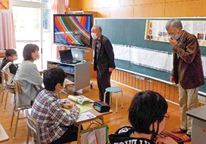 庄瀬小学校の活動の様子の写真