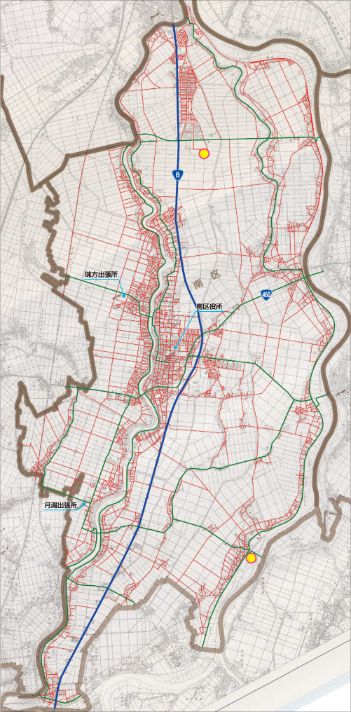 令和3年度南区除雪計画路線図