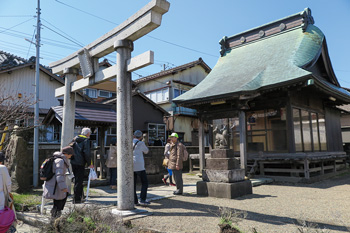 大野町のまち歩きの様子