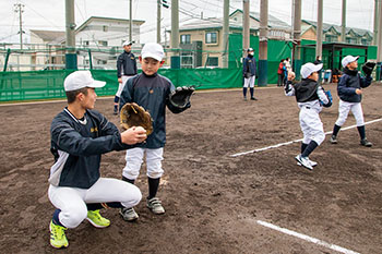 日本文理高校野球教室