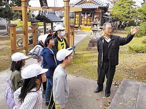 曽根小学校　地域とパートナーシップ事業の様子