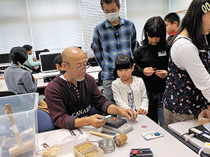 升潟小学校　地域とパートナーシップ事業の様子