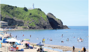 角田浜海水浴場の写真