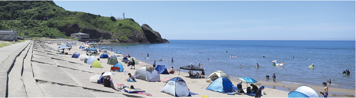 角田浜海水浴場の写真