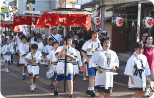 西川祭りの写真