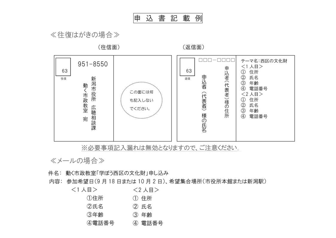 往復はがき