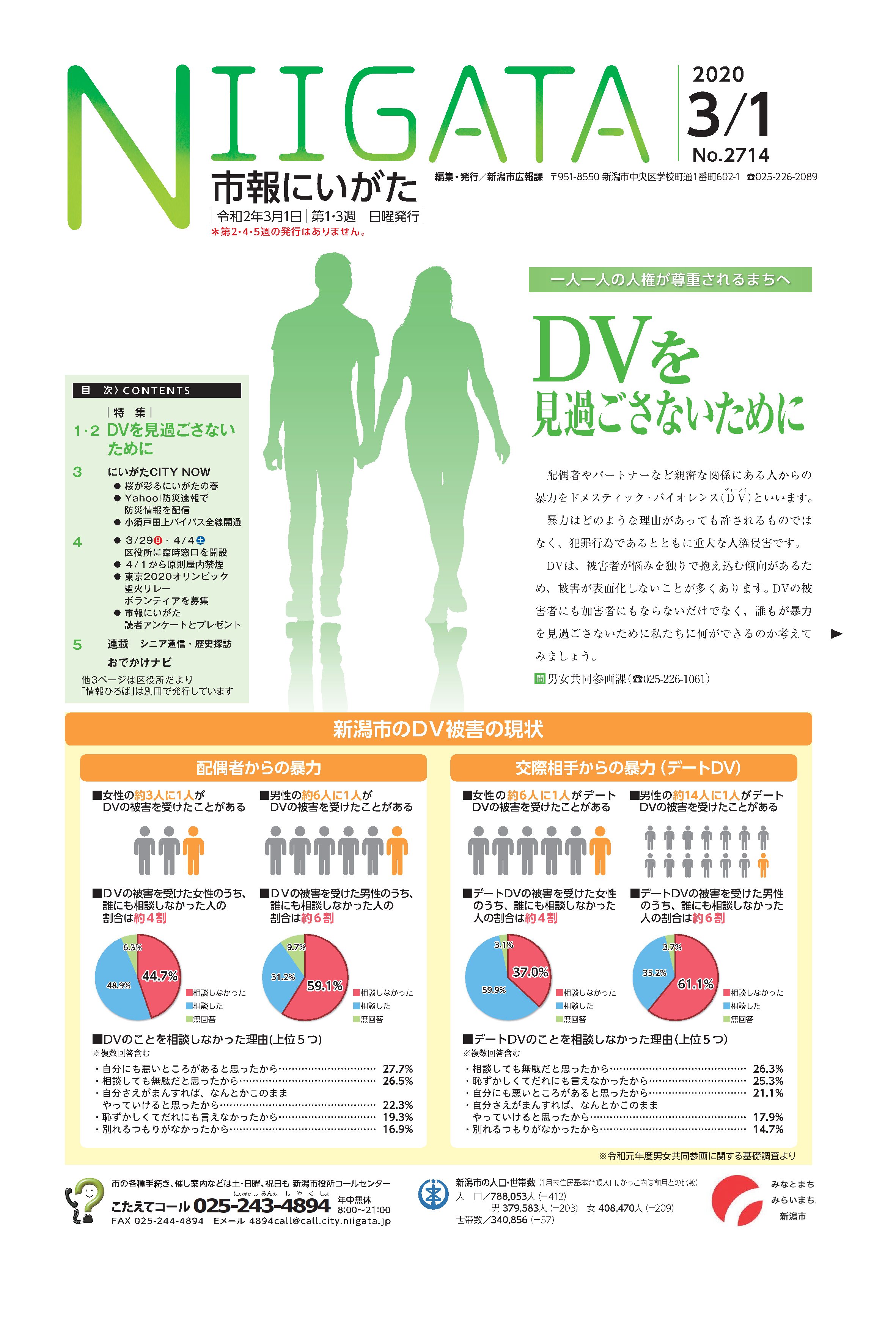 市報にいがた　令和2年3月1日　2714号