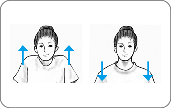 肩の上げ下げ