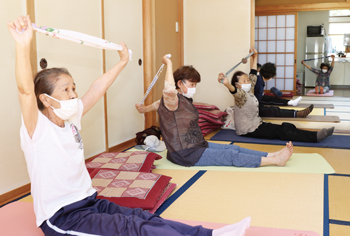 地域での支え合いや健康づくりの様子