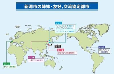 新潟市の姉妹・友好、交流協定都市