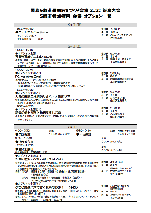 会議、オプション企画のご案内